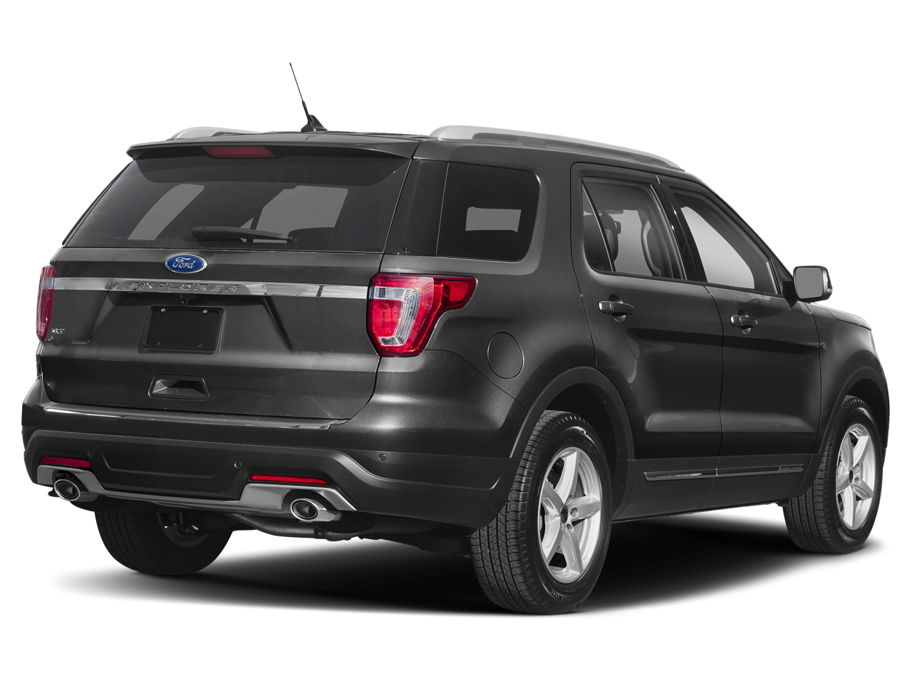 2019 Ford Explorer — rear three-quarter view