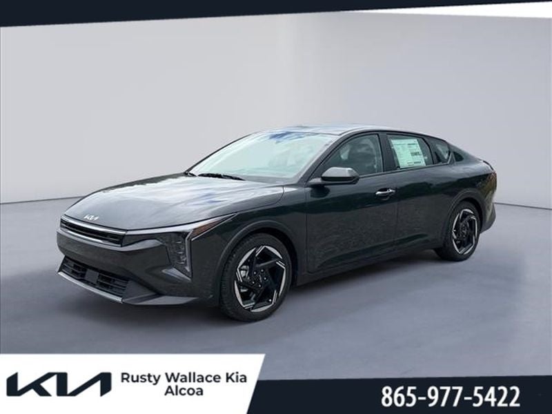 2026 Kia K4 EX in Interstellar Gray — front three-quarter view