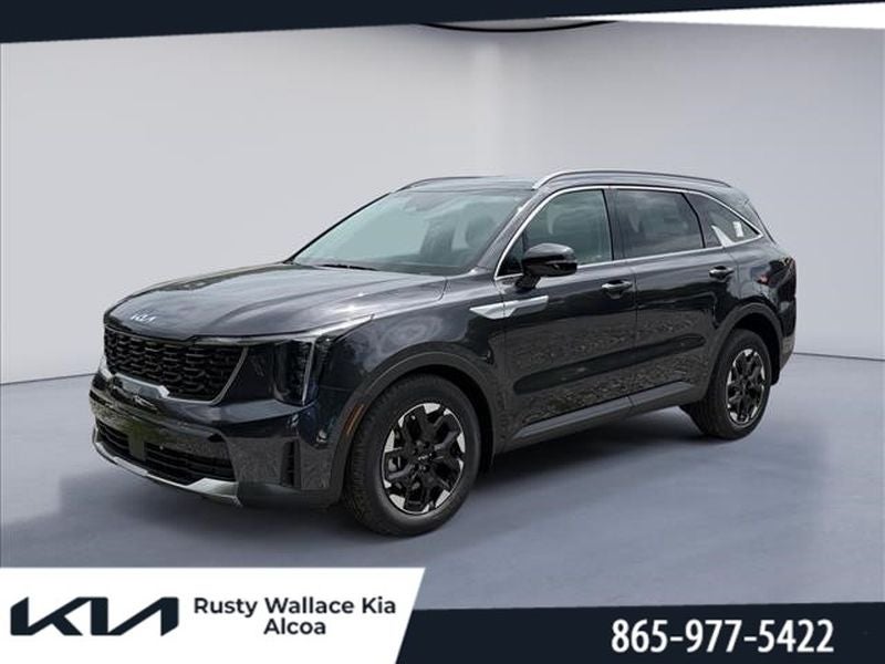 2026 Kia Sorento S in Panthera Metal — front three-quarter view
