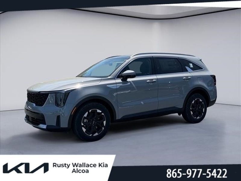 2026 Kia Sorento S in Wolf Gray — front three-quarter view